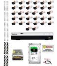 Kit 32 Cameras Intelbras Dvr 32canais 3132 - Full Hd 1080p