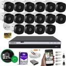 Kit 32 Câmeras Intelbras Full Hd 1220b 20m Dvr 16 Canais 4tb