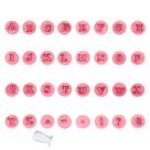 Kit 32 Carimbos Letras Fofas 2cm Para Brigadeiros Blue Star Kit 32 Carimbos Letras Fofas 2cm Para Brigadeiros Blue Star