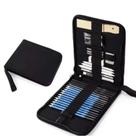 Kit 32 Lápis Desenho Profissional Carvao Esboço Sombreado