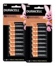 Kit 32 Pilha Aa Alcalina Duracell Longa Duração