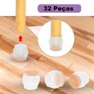 Kit 32 Protetor Pé De Cadeira 3,3 ATÈ 4,5cm Anti Risco Ruídos Feltro Kit 32 Protetor Pé De Cadeira 3,3 ATÈ 4,5cm Anti Risco Ruídos Feltro