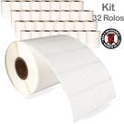 Kit 32 Rolos Etiqueta Termica 40x25 At-4025 64.000 Etiquetinhas