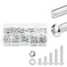 Kit 320 parafusos philips arruelas porcas aço zincado - m3 Kit 320 parafusos philips arruelas porcas aço zincado - m3