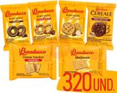 Kit 320un Biscoitos Em Sache Sabores Sortidos Bauducco