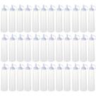 Kit 36 Bisnagas para Molhos Plástica 400ml Ketchup Mostarda Maionese Crepe Caldas