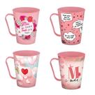 Kit 36 Canecas 430ml Lembrancinhas Datas Especiais Feliz Dia Mães