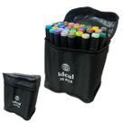 Kit 36 Canetas Hidrográficas Coloridas com Estojo Organizador