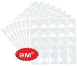 Kit 36 placas 3d pvc ***auto adesiva*** modelo piramide