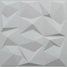 Kit 36 Placas Revestimento 3d Pvc 50x50cm Autoadesivo Genova