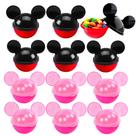 Kit 36 Pote Pequeno Lembranças P/ Festa Mickey e Minnie 50ml