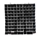 Kit 36 Unidades Painel Decorativo Lantejoula Shimmer Wall Preto