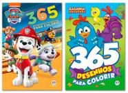 Kit 365 Atividades e Desenhos de Colorir - Galinha Pintadinha + Patrulha Canina - Ciranda Cultural