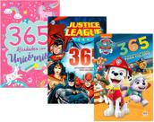 Kit 365 Atividades Unicórnio Liga d Justiça Patrulha Canina - Ciranda Cultural