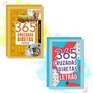 Kit 365 Cruzadas Diretas Ilustradas + Letrão Azul