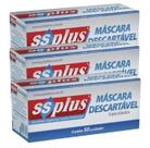 Kit 3cx Máscara Descartável Ssplus - Qualybless