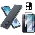 Kit 3D Moto G73 Capa Anti Shock + Película 3D + Película de Câmera
