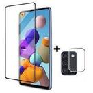 Kit 3D Película de Câmera + Película Tela Frontal 3D Galaxy A21s Kit 3D Película de Câmera + Película Tela Frontal 3D Galaxy A21s