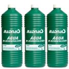 Kit 3L Água Desmineralizada Radnaq Ideal Para Baterias e Radiadores Uso Industrial