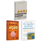 Kit 3livros, O poder da Ação + O Homem Mais Rico da Babilônia + Os Segredos Da Mente Milionária, Segredos Para Enriquecer