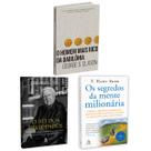 Kit 3livros, O Rei Dos Dividendos + O Homem Mais Rico da Babilônia + Os Segredos Da Mente Milionária, Segredos Para Enriquecer