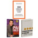 Kit 3livros, Pai Rico, Pai Pobre + 100 Coisas Que Líderes De Sucesso Fazem + O Homem Mais Rico da Babilônia, Segredos Para Enriquecer, Atualizada