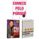 Kit 3livros, Pai Rico, Pai Pobre + Comece pelo Porquê + O Homem Mais Rico da Babilônia, Segredos Para Enriquecer, Edição Atualizada