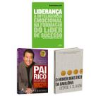 Kit 3livros, Pai Rico, Pai Pobre + Liderança + O Homem Mais Rico da Babilônia, Segredos Para Enriquecer, Edição Atualizada