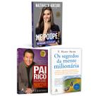 Kit 3livros, Pai Rico, Pai Pobre + Me Poupe! + Os Segredos Da Mente Milionária, Segredos Para Enriquecer, Edição Atualizada