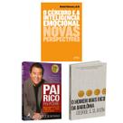 Kit 3livros, Pai Rico, Pai Pobre + O Cérebro e a Inteligência Emocional + O Homem Mais Rico da Babilônia, Segredos Para Enriquecer, Edição Atualizada - HarperCollins, Alta Books, Objetiva