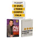 Kit 3livros, Pai Rico, Pai Pobre + O Que Todo Corpo Fala + O Homem Mais Rico da Babilônia, Segredos Para Enriquecer, Edição Atualizada