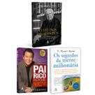 Kit 3livros, Pai Rico, Pai Pobre + O Rei Dos Dividendos + Os Segredos Da Mente Milionária, Segredos Para Enriquecer, Edição Atualizada