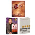 Kit 3livros, Pai Rico, Pai Pobre + O Segredo,The Secret + O Homem Mais Rico da Babilônia, Segredos Para Enriquecer, Edição Atualizada