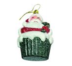Kit 3pçs santa cupcake escarlate candy natalino