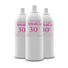 Kit 3un Água Oxigenada Beautycolor Bela&ampcor 30 Volumes 1