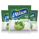 Kit 3un de Suco Em Pó Refrescante Sabor Natural Limão 350G Rende 10L Adoçado Prático Rápido