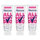 Kit 3un Desodorante Creme All Body Deo Wild Rose - Rexona Kit 3un Desodorante Creme All Body Deo Wild Rose - Rexona