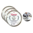 Kit 3un Disco Turbo Diamantado Porcelanato 110mmX20mm Cortag