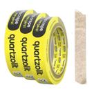 Kit 3un Fita Crepe Pintura Uso Geral Branco Quartzolit Tamanhos