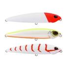 Kit 3un Iscas Artificiais Superfície Marine Sports Snake 90 9cm 11g