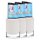 Kit 3un O Melhor Esmalte Efeito Fosco Base Matte 10ml - Cora