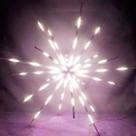 KIT 3UN Ouriço Estrela Sputnik 180Led 20Bastões Funções Festa, Aniversários, Eventos, Natal, Reveion