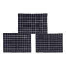 Kit 3Un Panos de Copa Preto 45cm x 65cm-Jolitex Ternille
