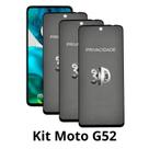 Kit 3UN Película 3D de Vidro Privativa para Motorola Moto G52 Kit 3UN Película 3D de Vidro Privativa para Motorola Moto G52