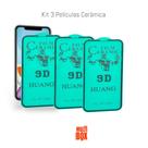 Kit 3UN Película de Cerâmica Flexível para Iphone 13 Mini