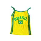 Kit 3un Regata Baby look Alcinha Brasil Y2K Moda Gringa Virginia Regatinha Copa
