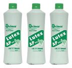 Kit 3un Removedor De Esmalte Com Acetona Lutex Cinco 500ml