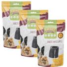 Kit 3un Snack Natural Para Cachorro Bulls Pet Chifre Bovino