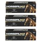 Kit 3un Suplemento Horsefil M.O Gel Turbo 68g Equinos Filvet