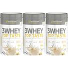 Kit 3X 3 Whey Top Taste - 900g Baunilha - Body Action